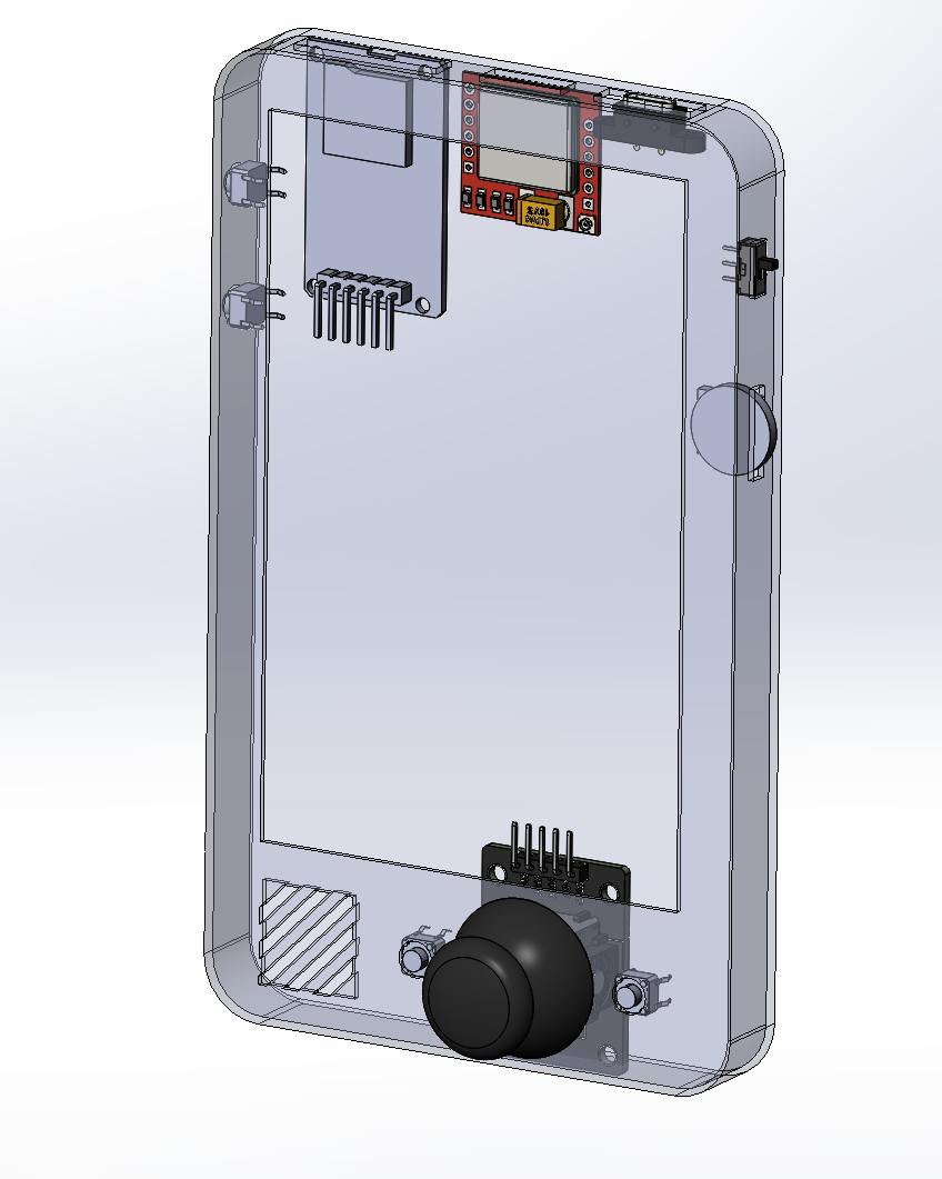 Один из первых эскизов корпуса и компоновки инструментов управления